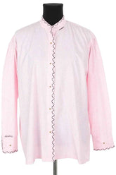 Chemise Victoria Leivissa Rose en Coton, taille M - Seconde Main