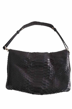 Sac à main Tila March Noir en Cuirs exotiques