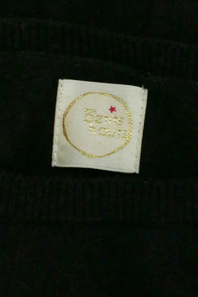 Pull Des Petits Hauts Anthracite en Coton
