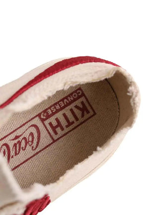 Baskets Converse Blanc en Tissu