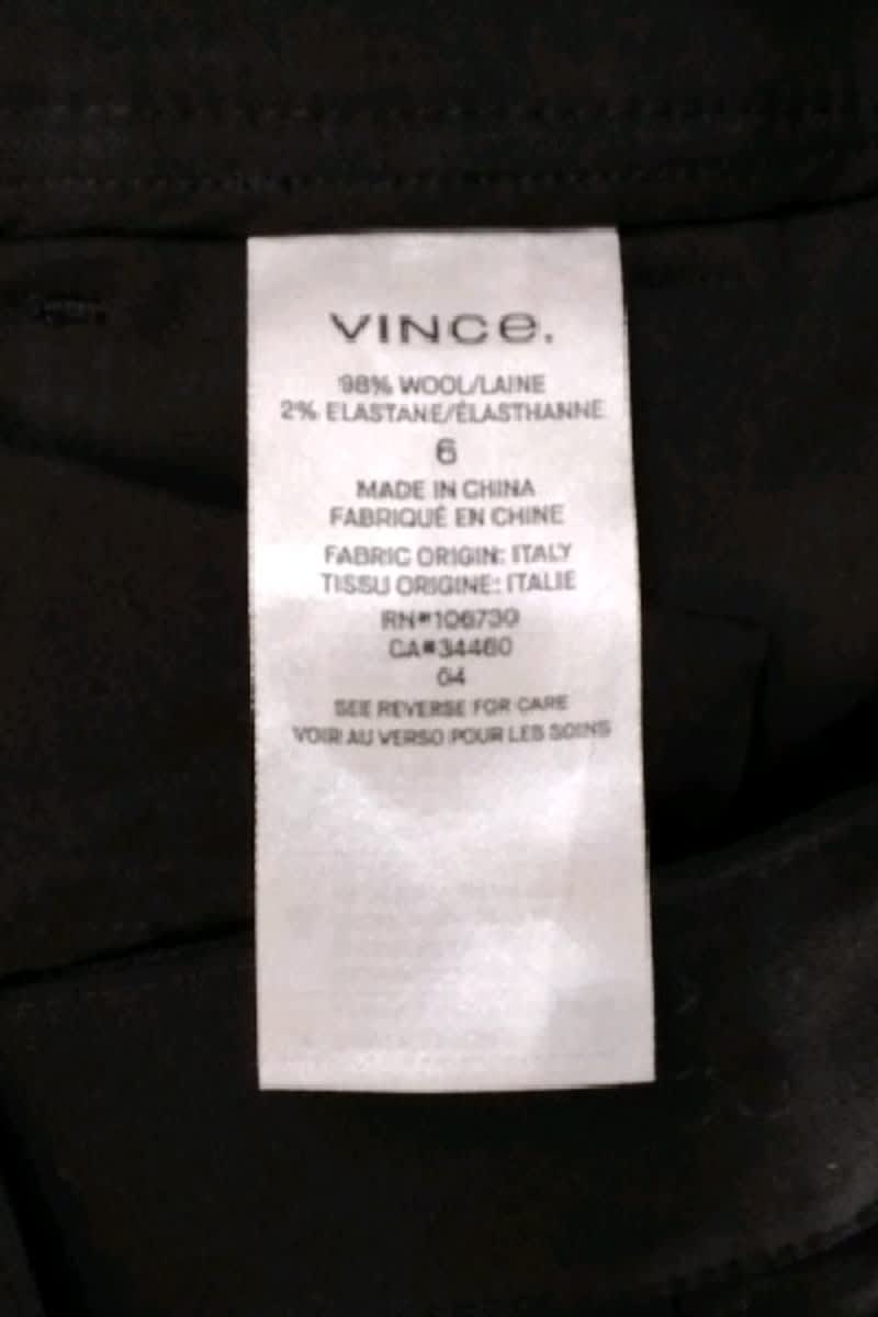 Pantalon large Vince  Noir
