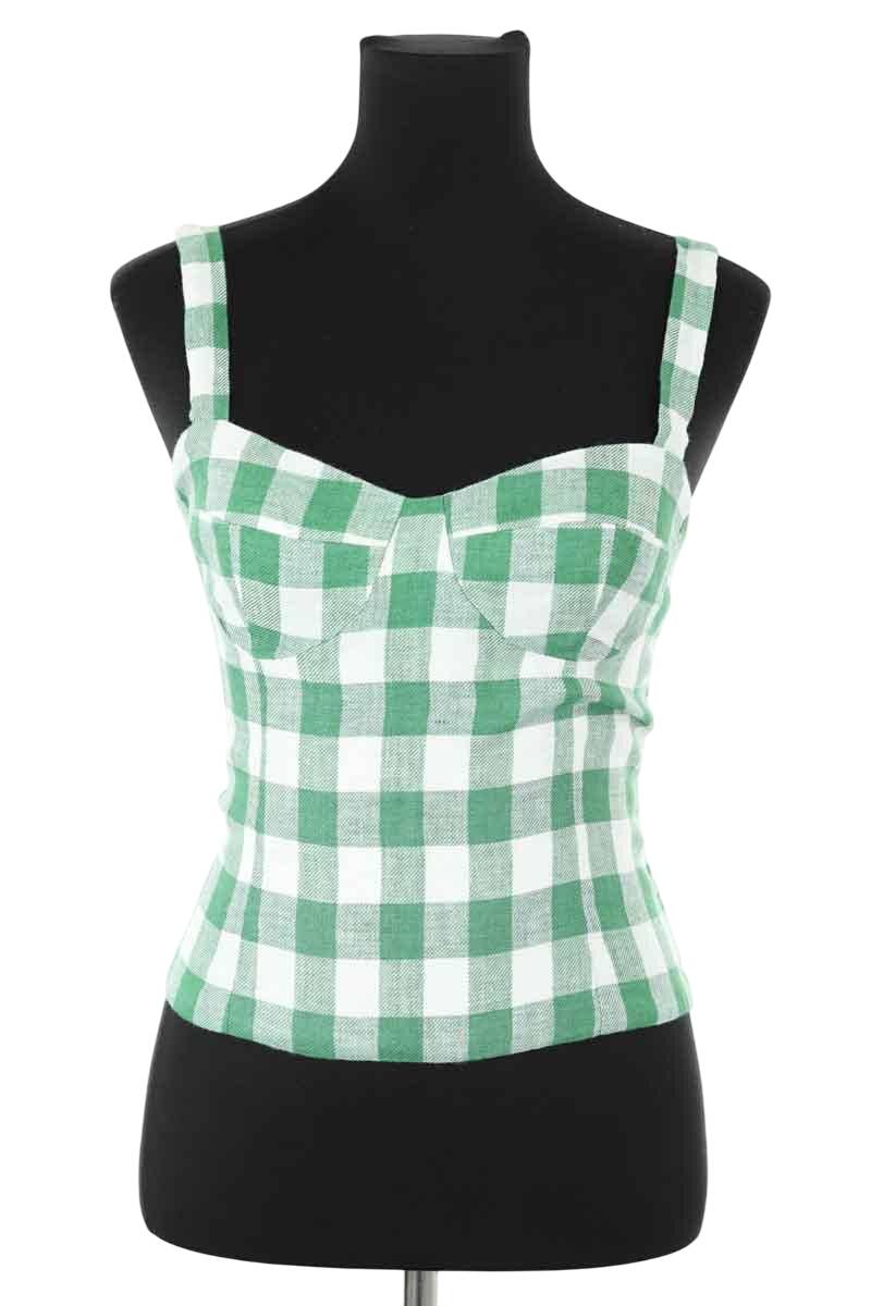 Top sans manche Reformation  Vert