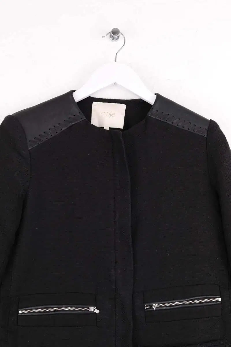 Veste Maje Noir en Coton