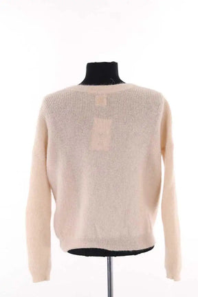 Cardigan Des Petits Hauts Beige en Laine