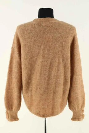 Cardigan Sézane Marron en Laine