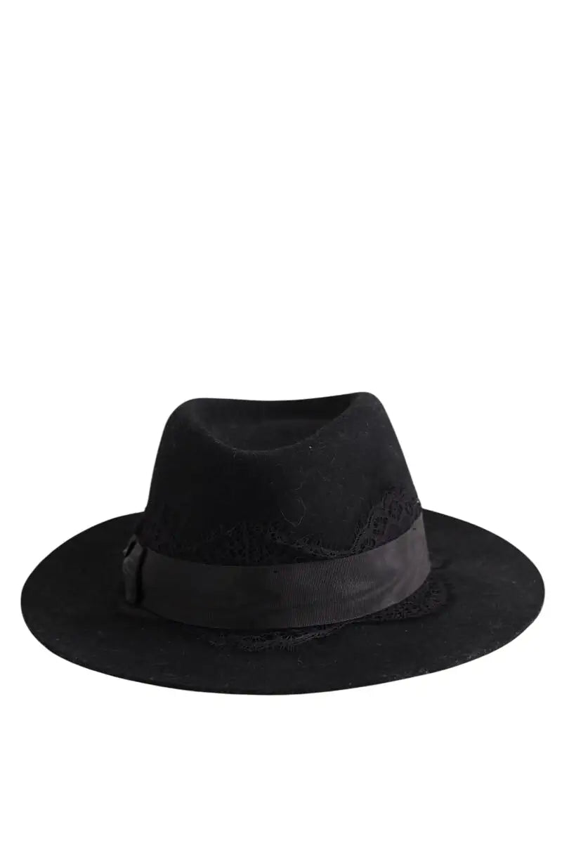 Chapeau The Kooples Noir en Laine, taille M - Seconde Main