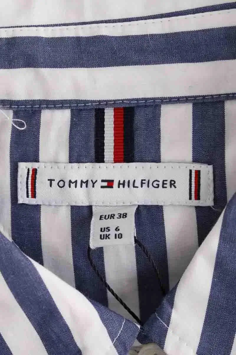 Chemise Tommy Hilfiger Bleu en Coton