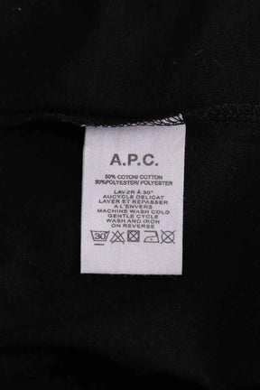 Top APC Noir en Coton