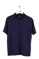 Polo Raf Simons Bleu en Viscose, taille L - Seconde Main