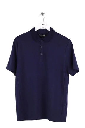 Polo Raf Simons Bleu en Viscose, taille L - Seconde Main
