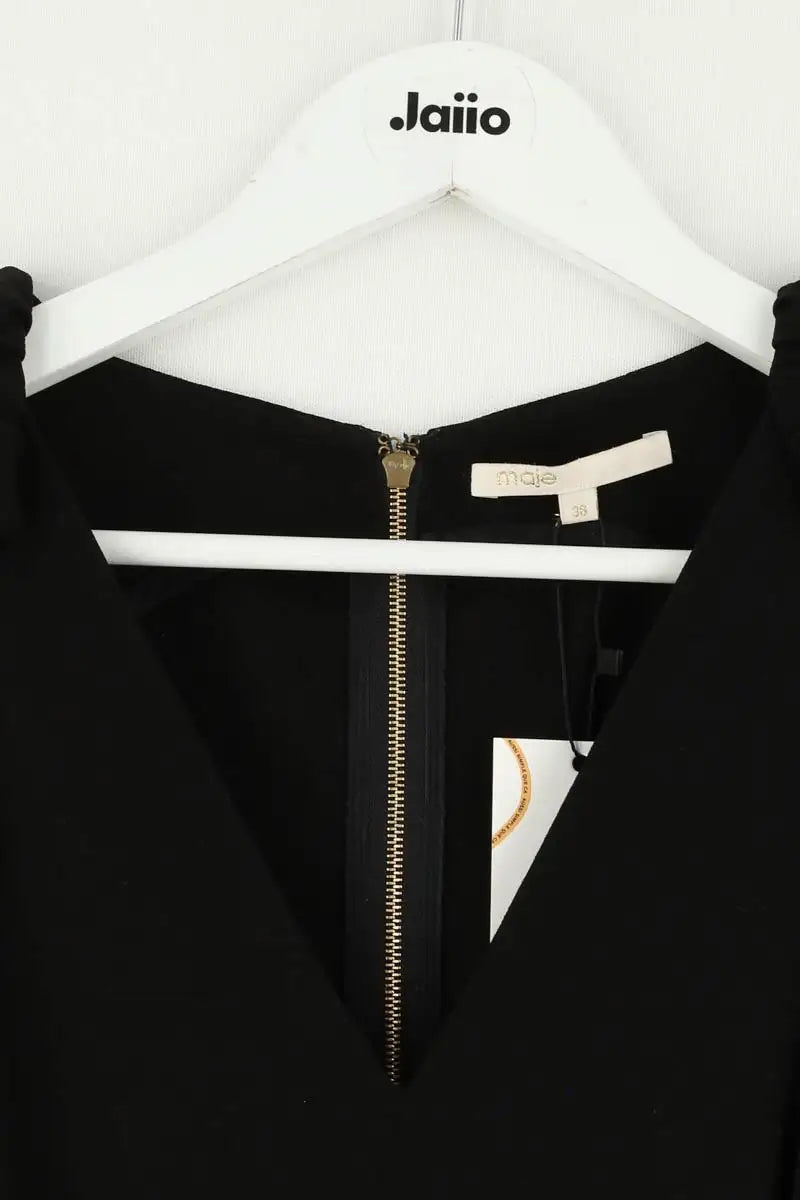 Robe Maje Noir en Synthétique