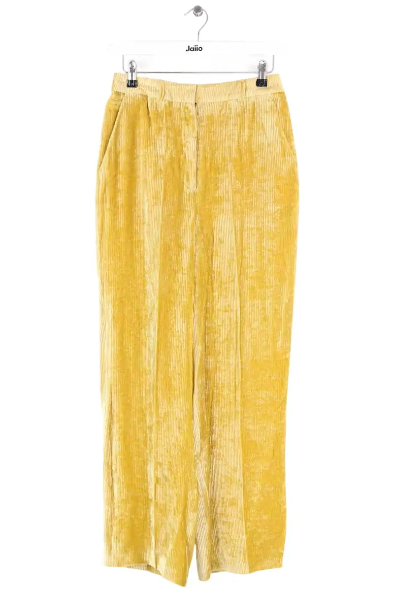 Pantalon large The Kooples Jaune en Viscose, taille S - Seconde Main