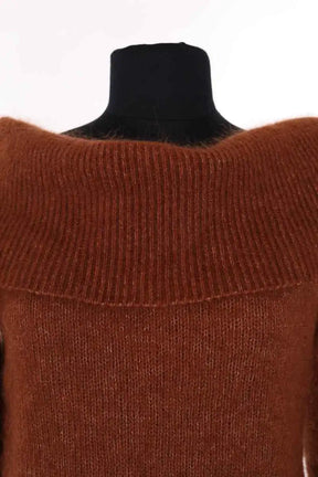 Pull Sézane Marron en Laine