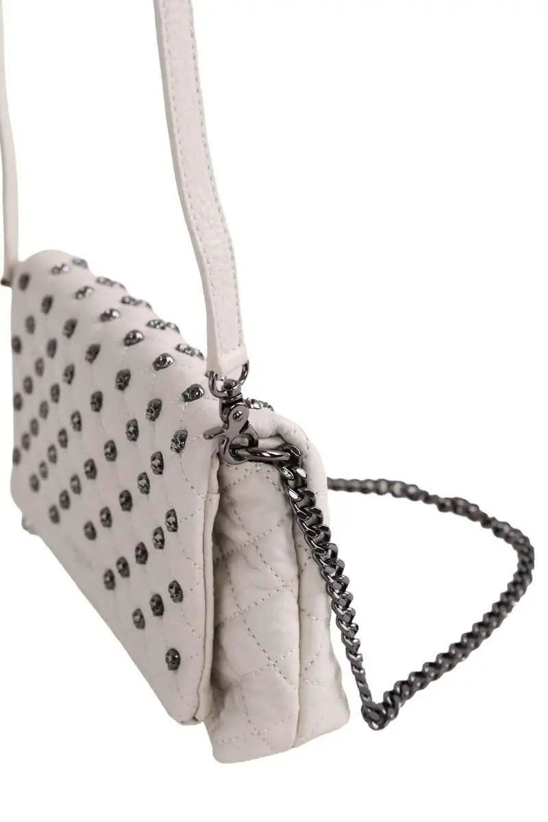 Sac à bandoulière The Kooples Gris en Cuir