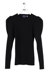 Top Ralph Lauren Noir en Coton, taille S - Seconde Main