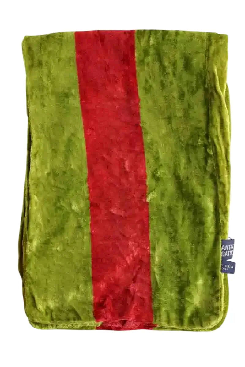 Écharpe Antik Batik Vert en Viscose - Seconde Main