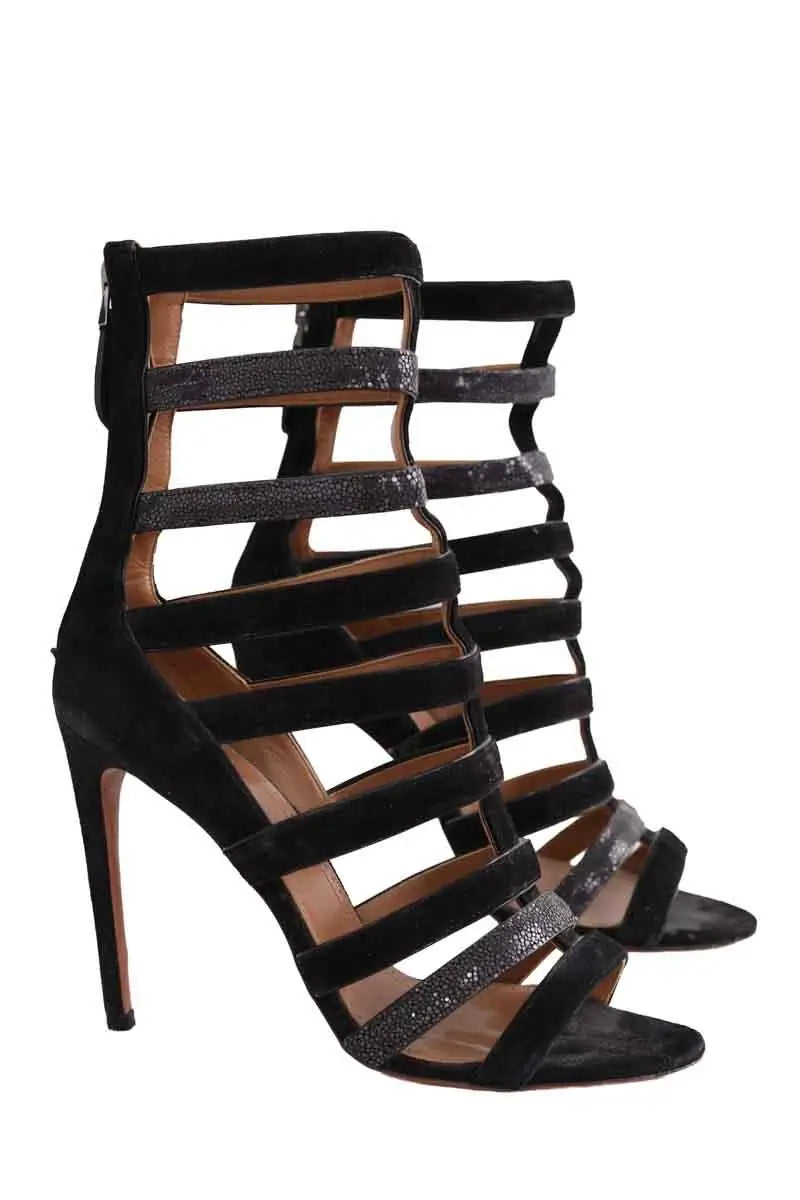 Talons Alaïa Noir en Cuir