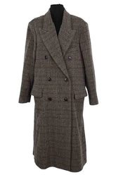 Manteau Isabel Marant Gris en Laine, taille L - Seconde Main