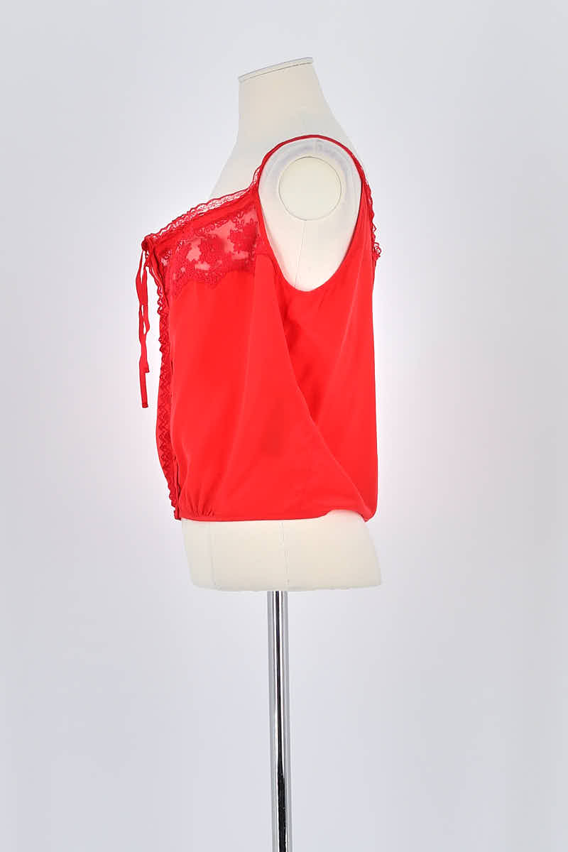 Top sans manche The Kooples  Rouge