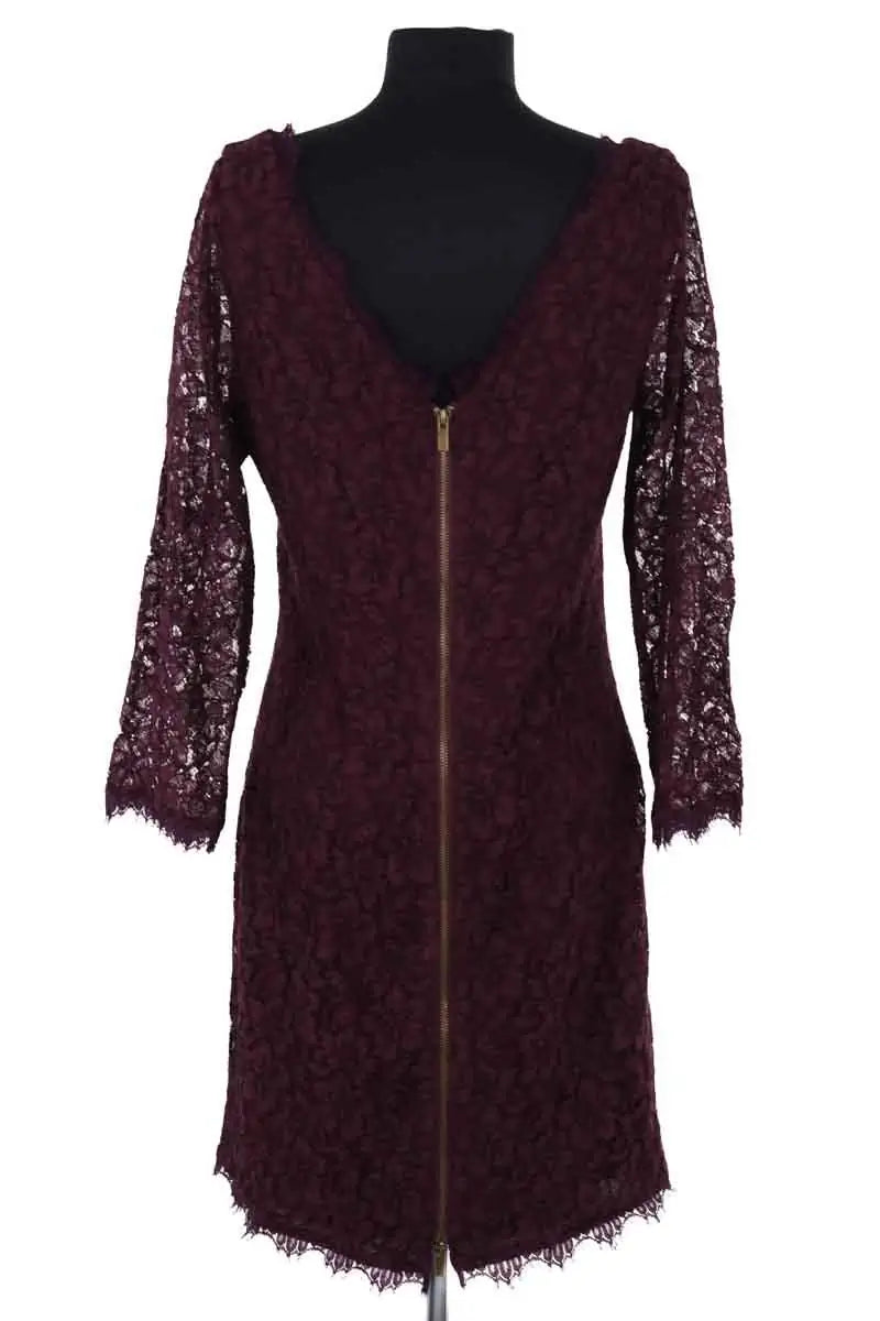 Robe Diane Von Furstenberg Violet en Synthétique
