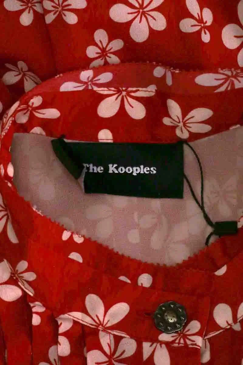 Robe The Kooples Rouge en Synthétique