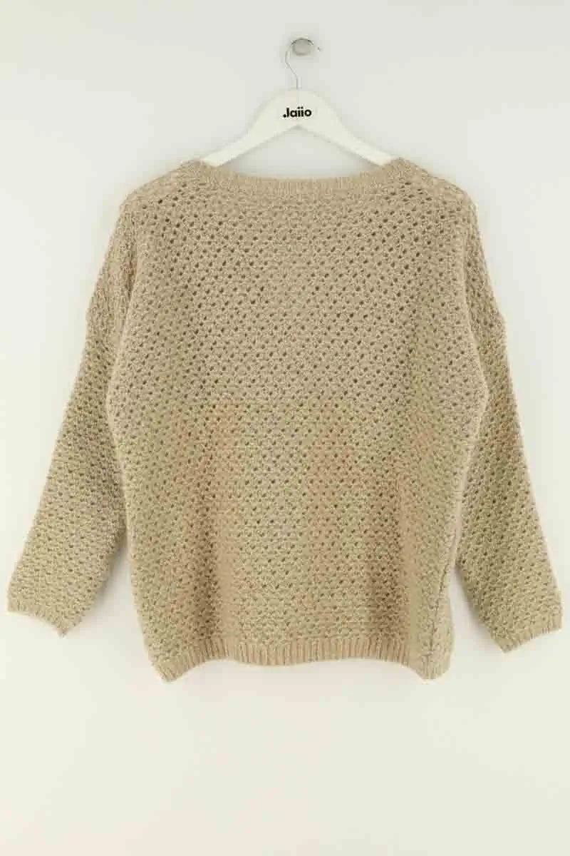 Pull Des Petits Hauts Doré en Synthétique