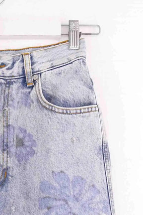 Jean droit Sandro Bleu en Coton
