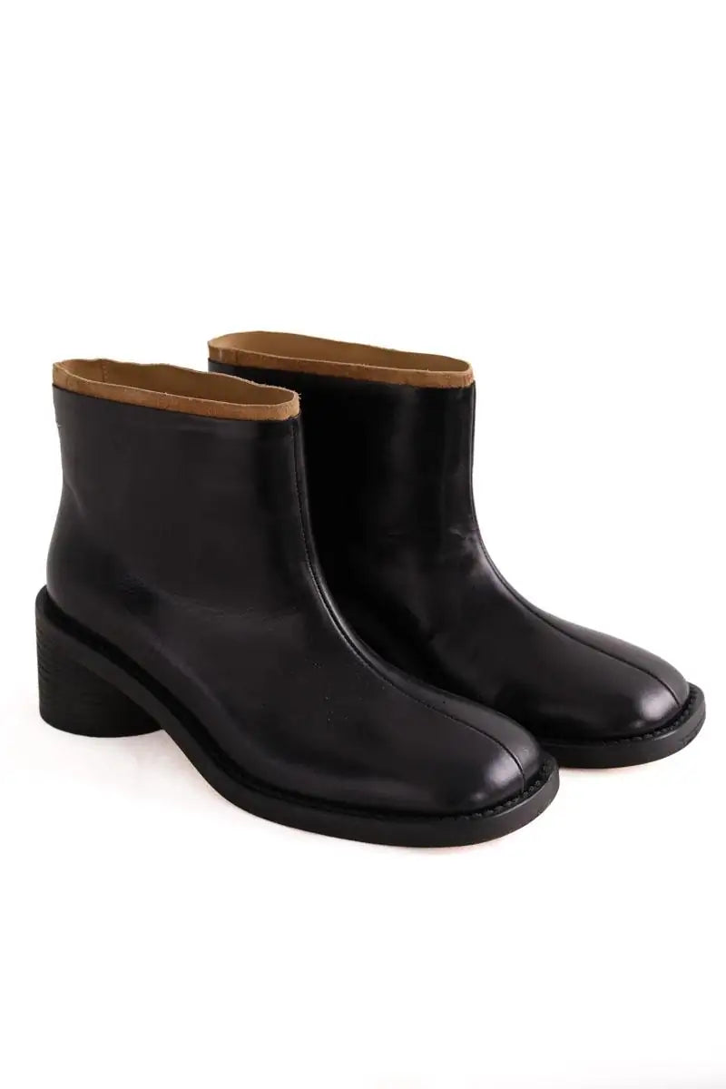 Boots Maison Martin Margiela Ankle Boots Noir en Cuir