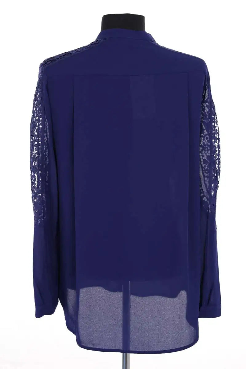 Blouse The Kooples Bleu en Synthétique