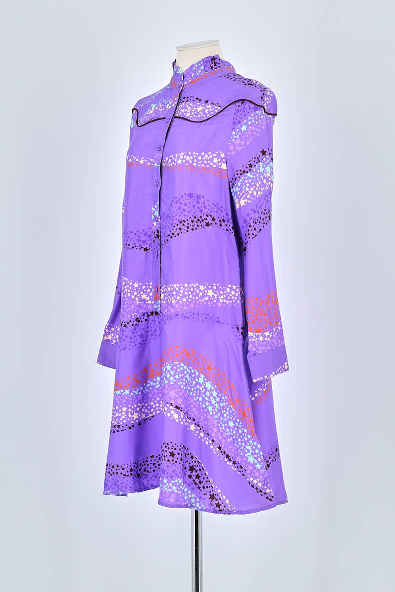 Robe Isabelle Blanche  Violet