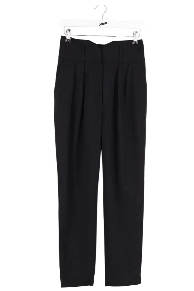 Pantalon Iro Noir en Coton, taille XS - Seconde Main