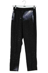 Pantalon Pinko Noir en Synthétique, taille XS - Seconde Main