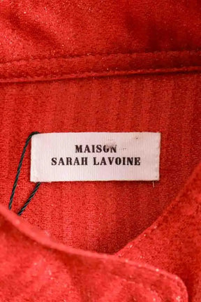Blouse Maison Sarah Lavoine Rouge en Synthétique