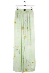 Pantalon Balenciaga Vert en Soie, taille M - Seconde Main