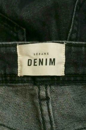 Jean slim Sézane Anthracite en Coton