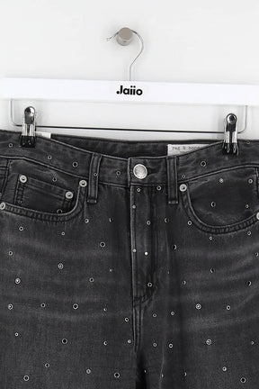 Jean large Bone  Noir