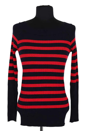 Pull Hotel Particulier Rouge en Viscose, taille M - Seconde Main