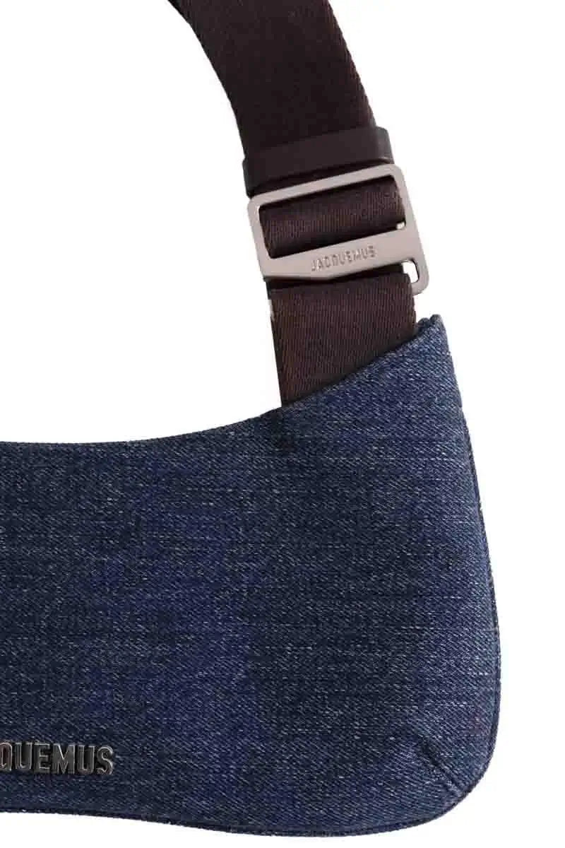 Sac à bandoulière Jacquemus Le Bisou Bleu en Denim