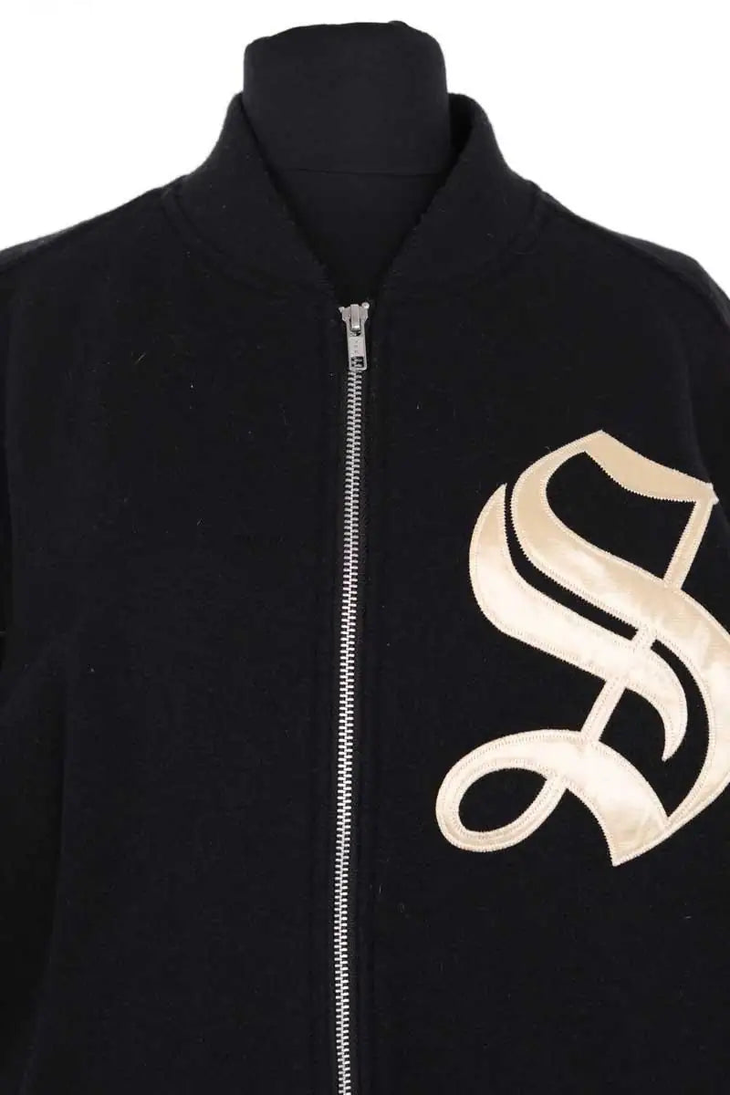 Blouson Supreme Noir en Laine
