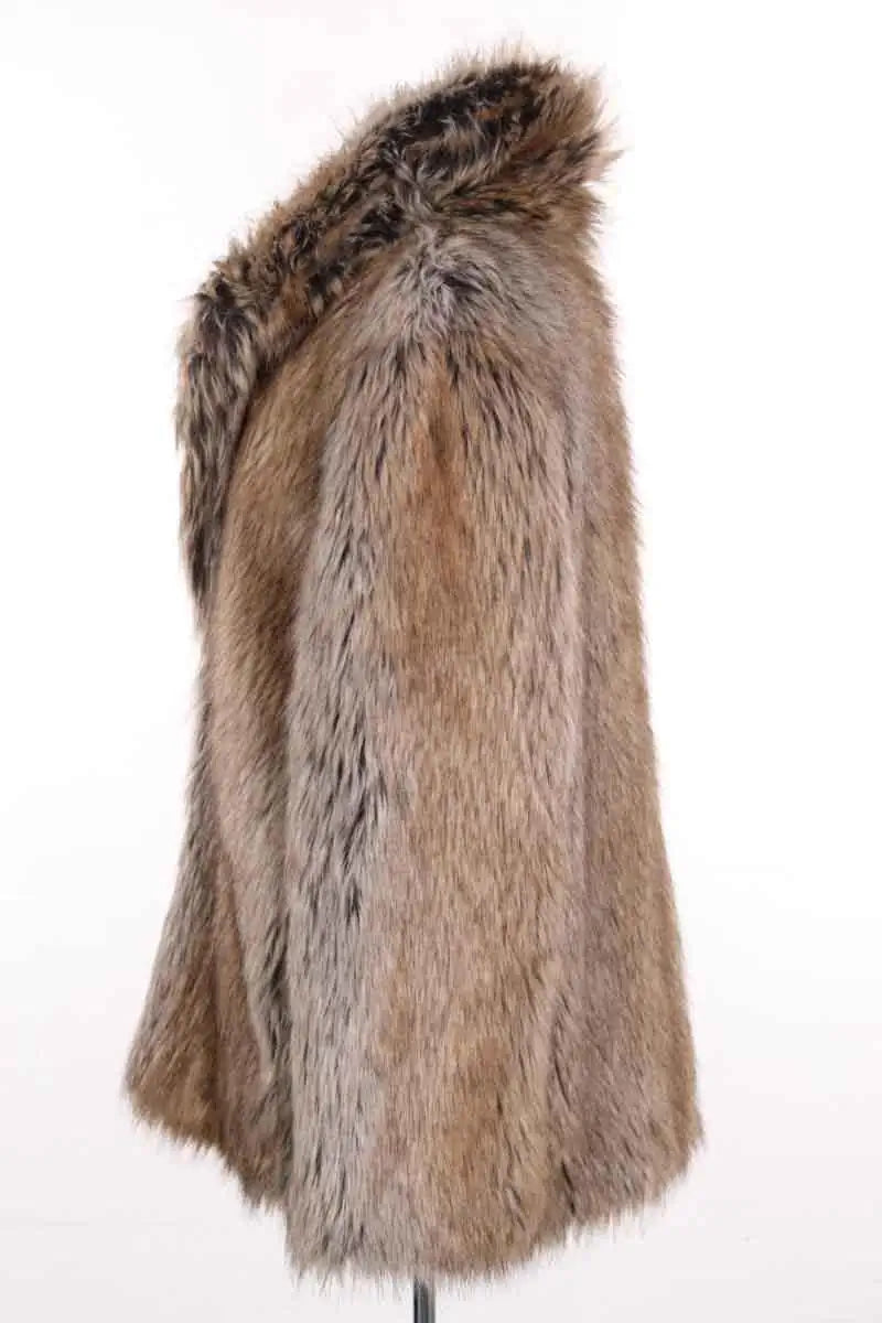 Manteau Zadig & Voltaire Faune Beige en Fausse fourrure