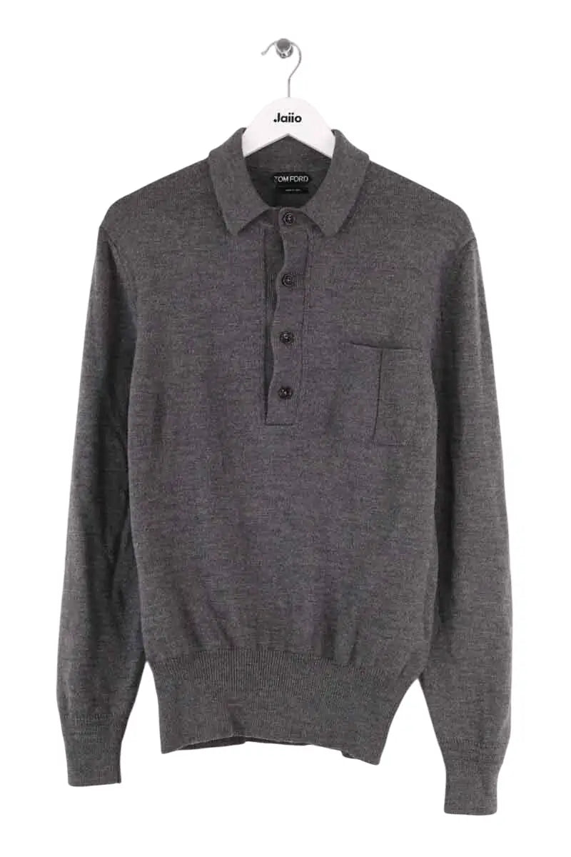 Pull Tom Ford Gris en Laine, taille L - Seconde Main