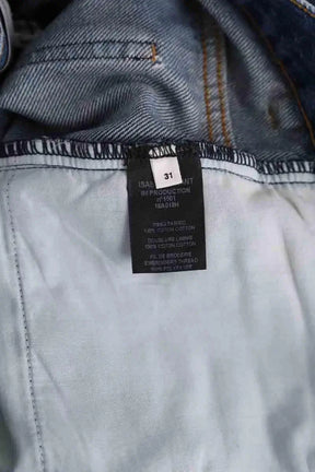 Jean droit Isabel Marant Bleu en Coton
