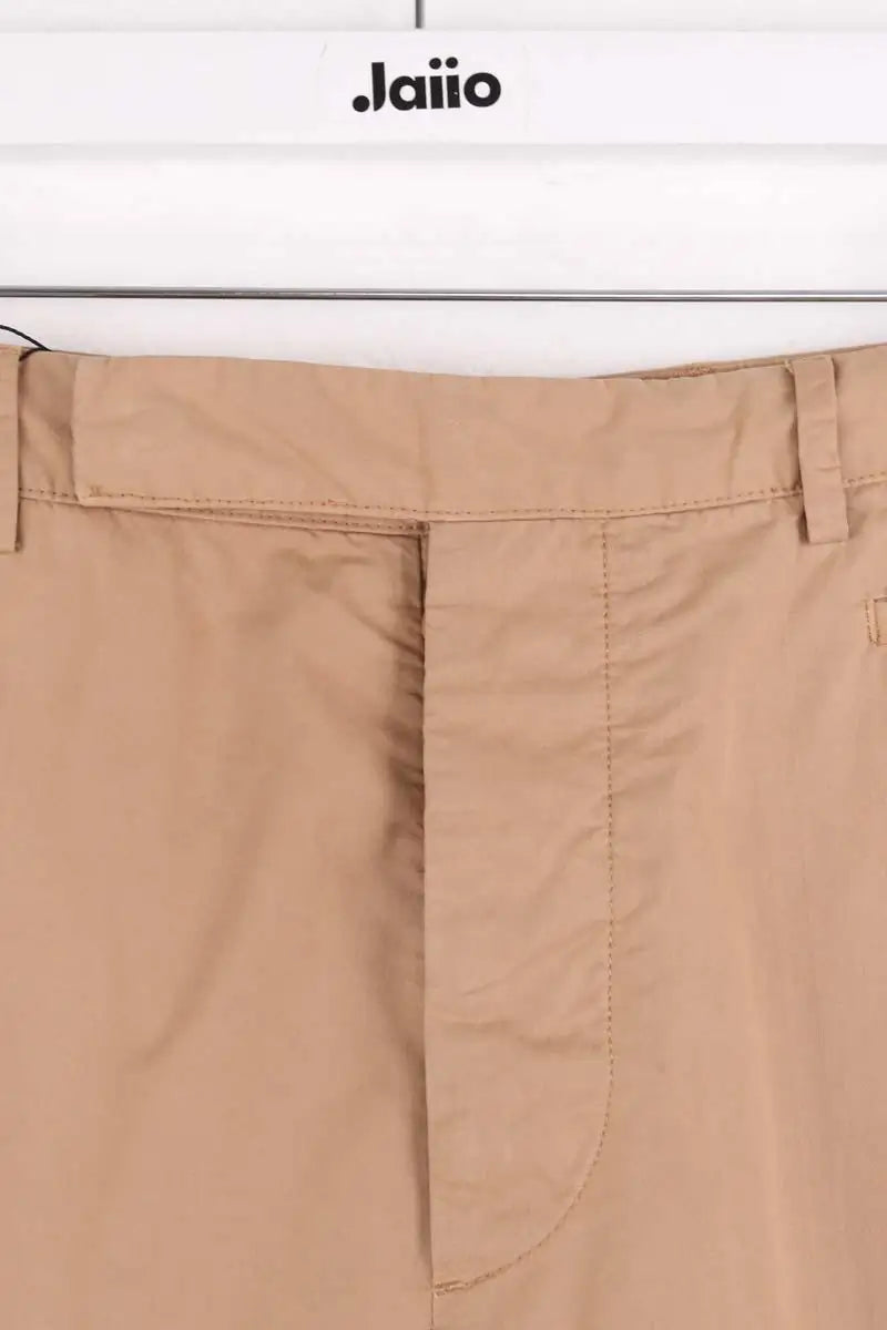 Pantalon droit Prada Beige en Coton