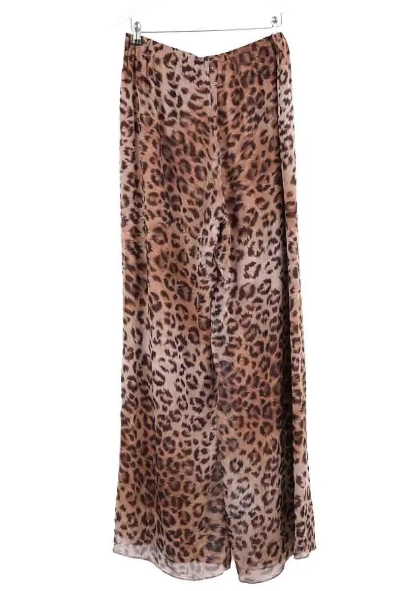 Pantalon Marina Rinaldi Marron en Soie