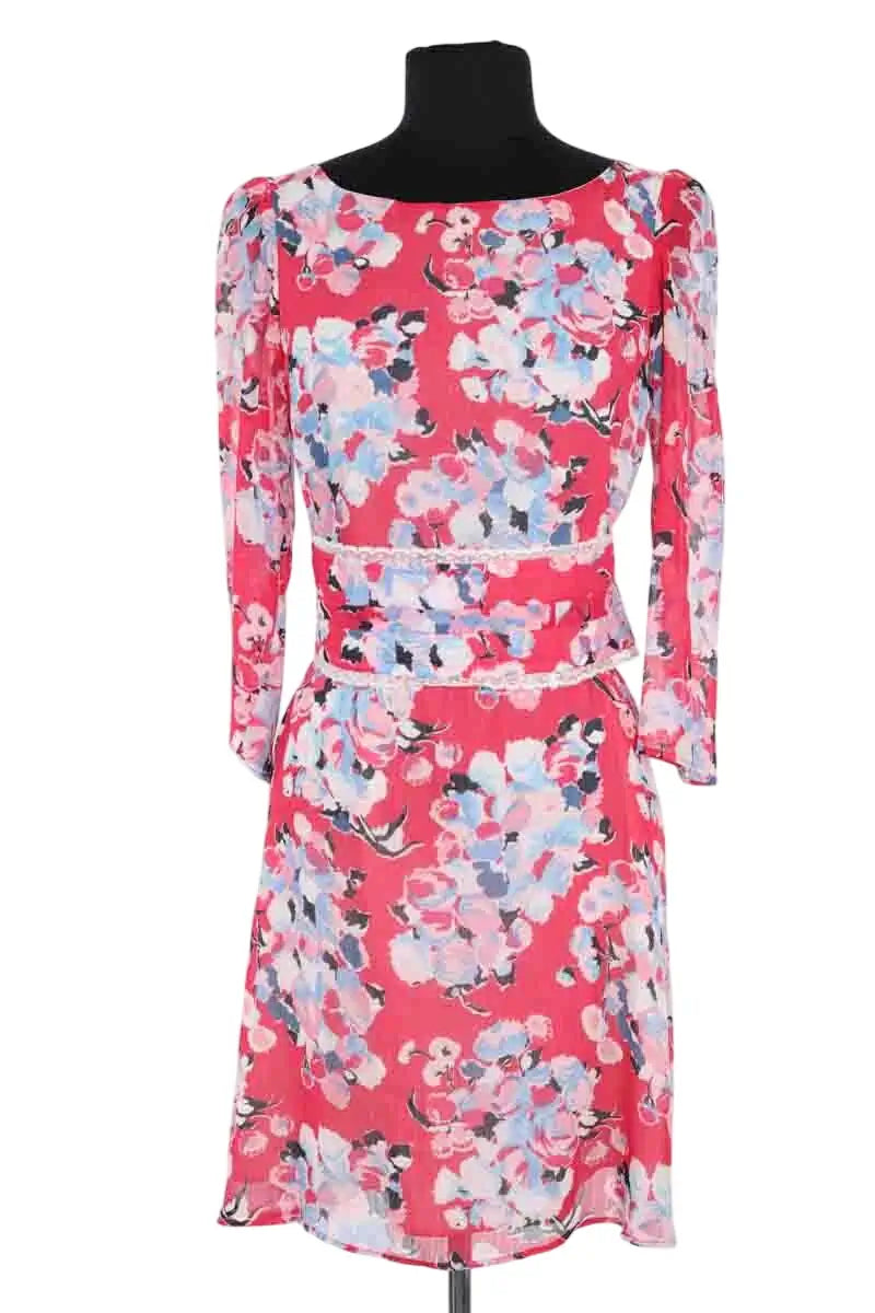 Robe Claudie Pierlot Rose en Synthétique, taille S - Seconde Main