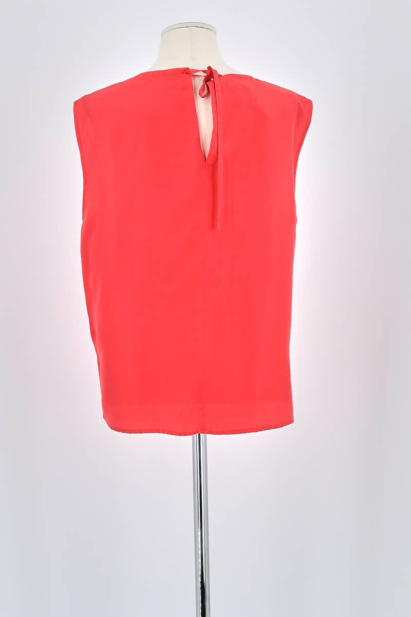 Top sans manche Pomandère  Rouge