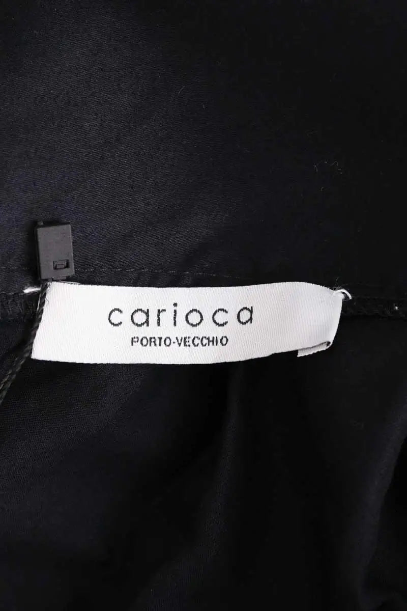 Robe Carioca Porto-Vecchio Noir en Coton