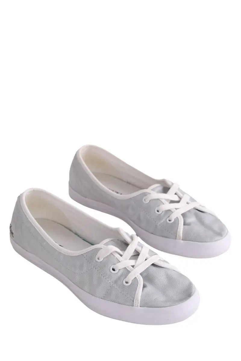 Ballerines Lacoste Gris en Tissu