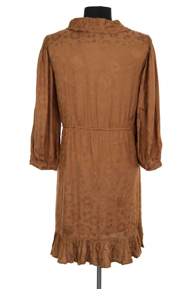 Robe Claudie Pierlot Marron en Viscose