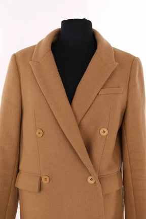 Peacoat Ba&Sh Camel en Laine